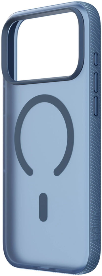 MagSafe-deksel for Apple iPhone 17 Pro Max, Belkin, SheerForce Grip, Marineblå MSA036hqNY