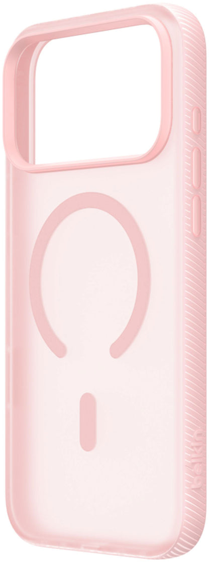 MagSafe-deksel for Apple iPhone 17 Pro Max, Belkin, SheerForce Grip, Rosa MSA036hqPK