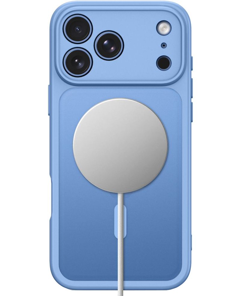 MagSafe-deksel for Apple iPhone 18 Pro / 17 Pro, Tech-Protect, BasicMag, Matt blå