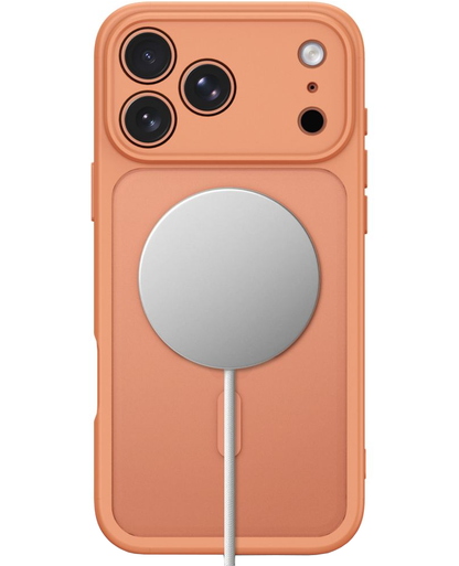 MagSafe-deksel for Apple iPhone 18 Pro Max / 17 Pro Max, Tech-Protect, BasicMag, Matt Oransje