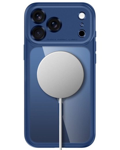 MagSafe-deksel for Apple iPhone 18 Pro Max / 17 Pro Max, Tech-Protect, MagPeak CC, Marineblå