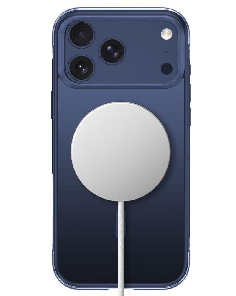 MagSafe-deksel for Apple iPhone 18 Pro / 17 Pro, Tech-Protect, MagAir CC, Matt Marineblå