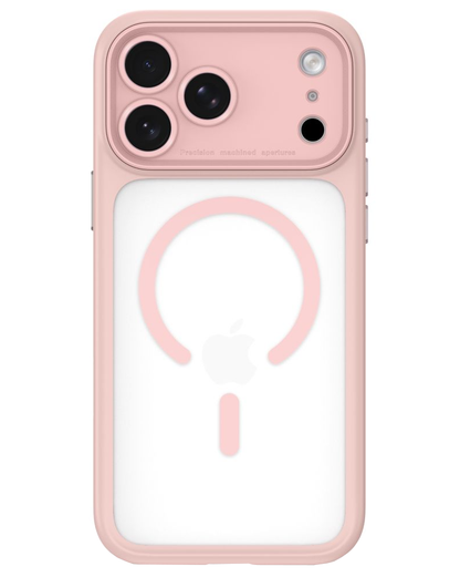 MagSafe-deksel til Apple iPhone 18 Pro / 17 Pro, Tech-Protect, MagPeak CC, matt rosa