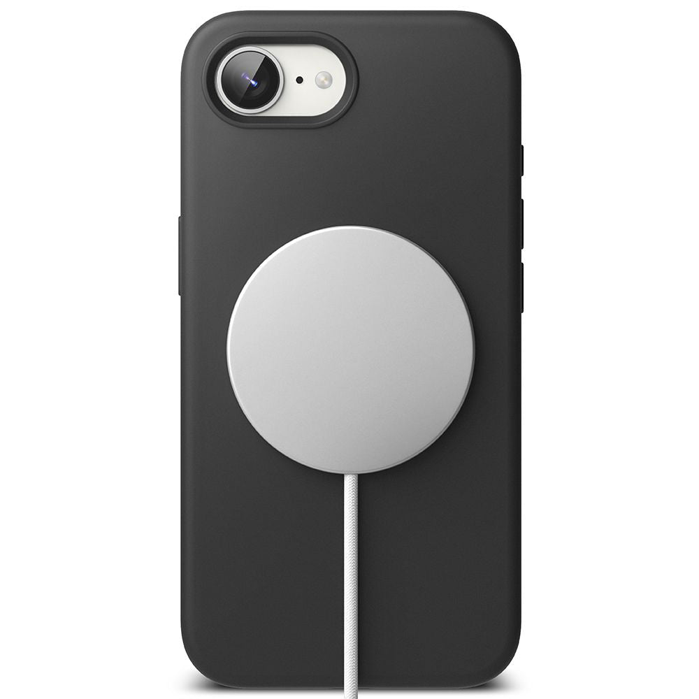 MagSafe-deksel for Apple iPhone 16e, Ringke, Silikon Magnetisk, Svart