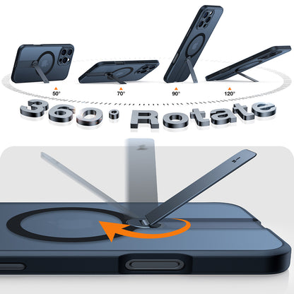 MagSafe-deksel for Apple iPhone 16 Pro Max, Torras, Pstand Spin, Svart