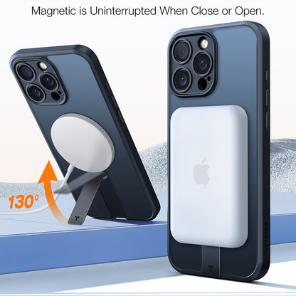 MagSafe-deksel for Apple iPhone 16 Pro, Torras, Pstand Spin, Svart