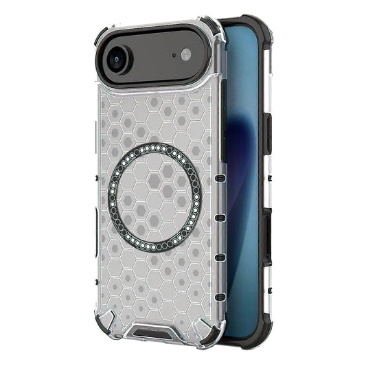 MagSafe-deksel for Apple iPhone 17 Air, Techsuit, HoneyComb Shield, Hvit
