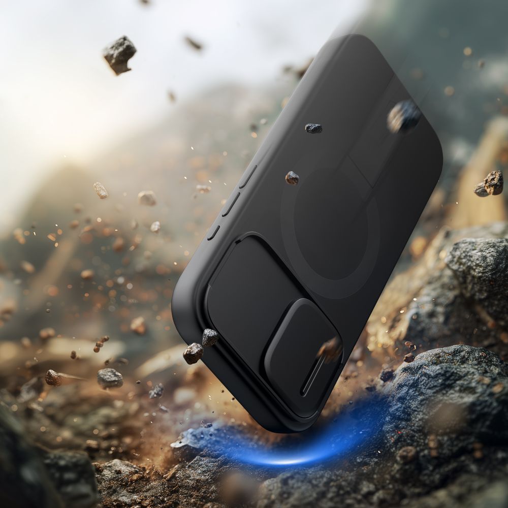 MagSafe-deksel for Apple iPhone 17, Tech-Protect, Kevlar Aura, Svart