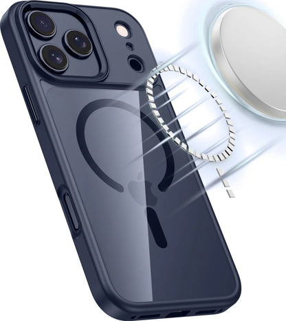 MagSafe-deksel for Apple iPhone 17 Pro, Tech-Protect, Magmat, Marineblå