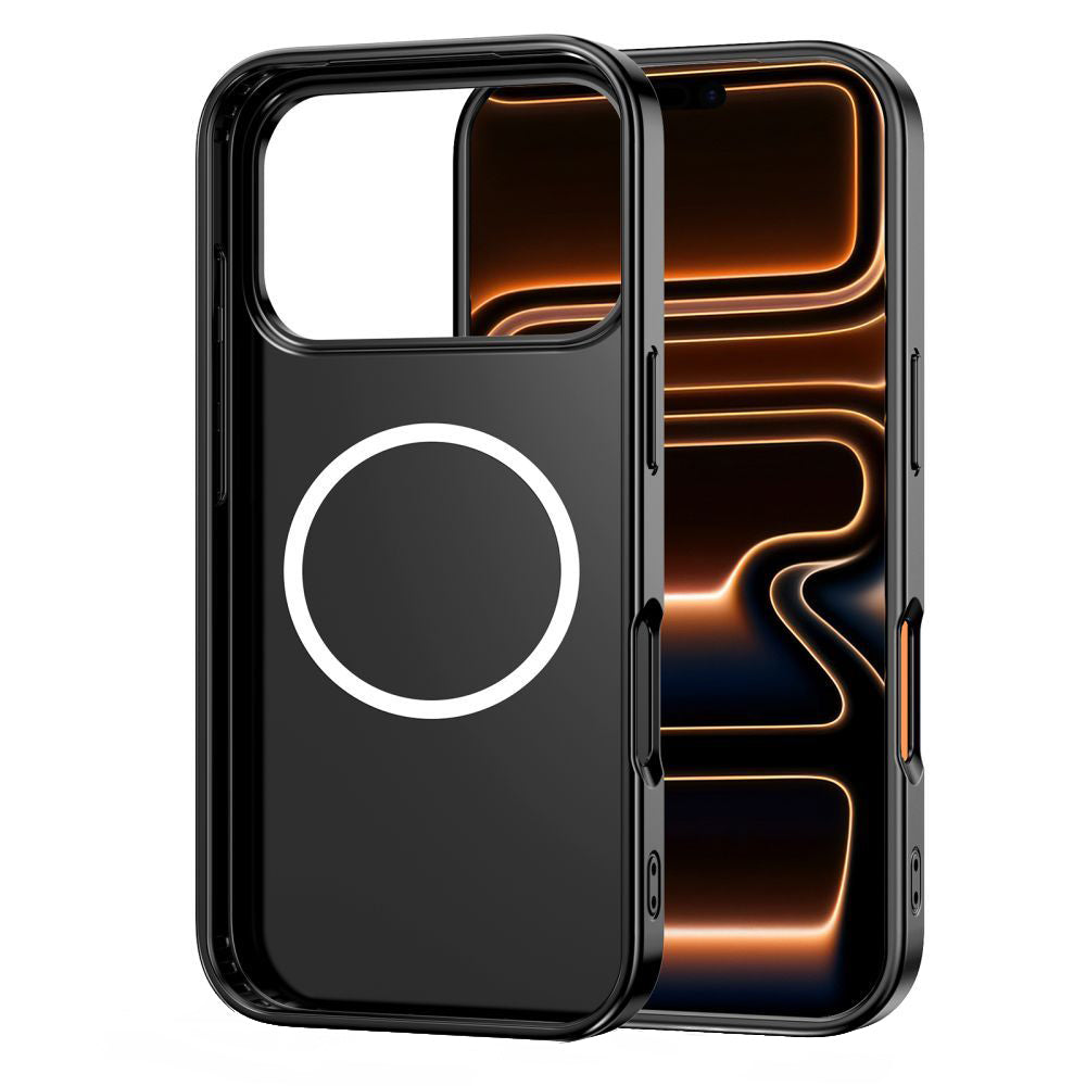 MagSafe-deksel for Apple iPhone 17 Pro Max, Tech-Protect, Lamano Velvet Night, Svart