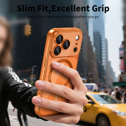 MagSafe-deksel for Apple iPhone 17 Pro Max, Tech-Protect, Magflex, Oransje