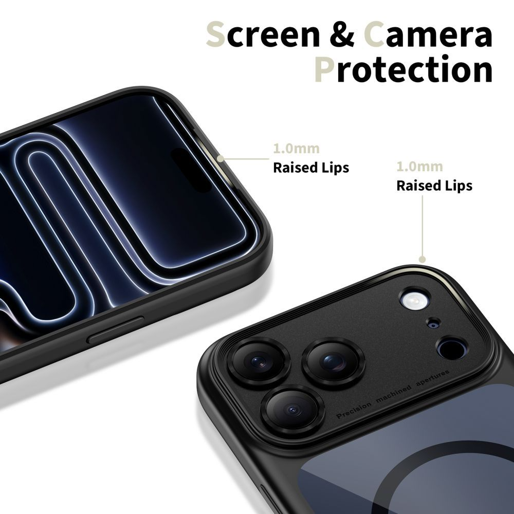 MagSafe-deksel for Apple iPhone 17 Pro, Tech-Protect, MagPeak, Marineblå