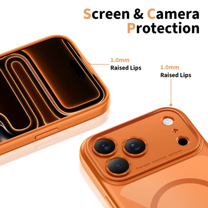 MagSafe-deksel for Apple iPhone 17 Pro, Tech-Protect, MagPeak, Oransje