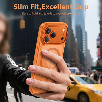 MagSafe-deksel for Apple iPhone 17 Pro Max, Tech-Protect, MagPeak, Oransje