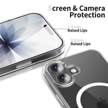 MagSafe-deksel for Apple iPhone 17, Tech-Protect, Flexair Hybrid CC, Gjennomsiktig