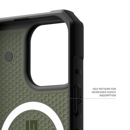 MagSafe-deksel for Apple iPhone 17 Pro, Urban Armor Gear, Pathfinder, Grønn, Reseglet