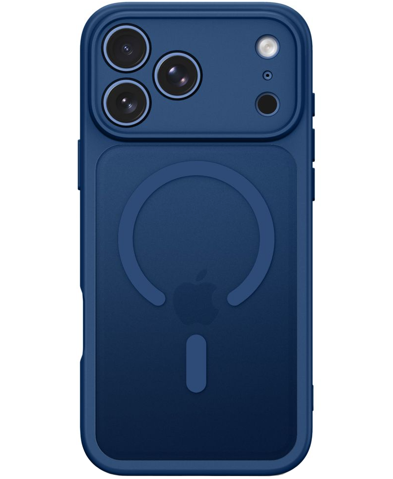 MagSafe-deksel for Apple iPhone 18 Pro Max / 17 Pro Max, Tech-Protect, BasicMag, Matt Marineblå