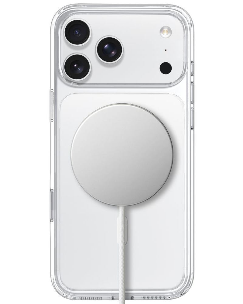 MagSafe-deksel for Apple iPhone 18 Pro / 17 Pro, Tech-Protect, Flexair Hybrid CC, Transparent