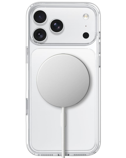 MagSafe-deksel for Apple iPhone 18 Pro / 17 Pro, Tech-Protect, Flexair Hybrid CC, Transparent
