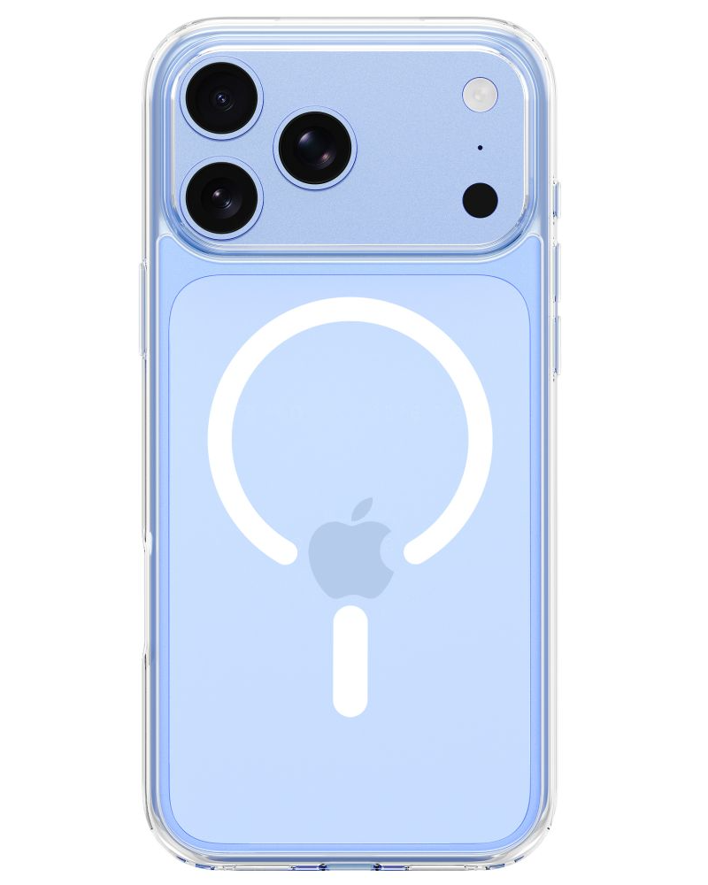 MagSafe-deksel for Apple iPhone 18 Pro / 17 Pro, Tech-Protect, Flexair Hybrid med skjermbeskytter, gjennomsiktig