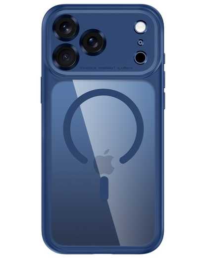 MagSafe-deksel for Apple iPhone 18 Pro Max / 17 Pro Max, Tech-Protect, MagPeak CC, Marineblå