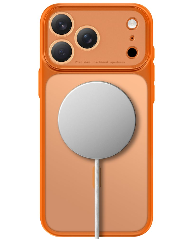 MagSafe-deksel for Apple iPhone 18 Pro Max / 17 Pro Max, Tech-Protect, MagPrime CC, Matt Oransje