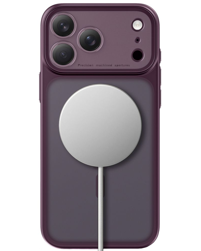 MagSafe-deksel for Apple iPhone 18 Pro Max / 17 Pro Max, Tech-Protect, MagPrime CC, Matt Burgunder