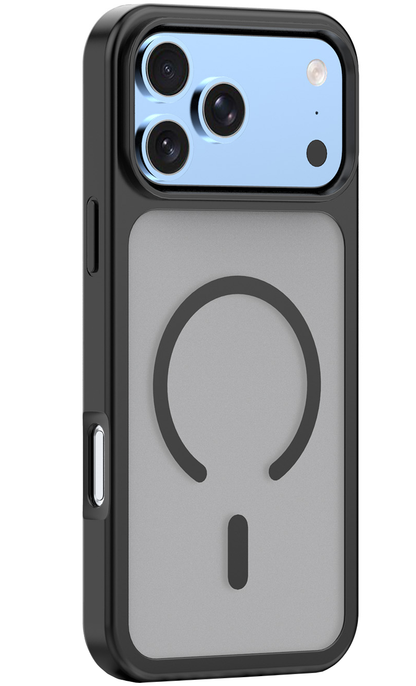 MagSafe-deksel for Apple iPhone 18 Pro / 17 Pro, OEM, Mag Big Hole, matt svart