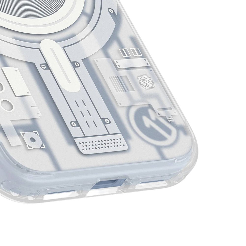 MagSafe-deksel til Apple iPhone 18 Pro / 17 Pro, Spigen, C11 Ultra Hybrid MagFit Element, hvit ACS12308
