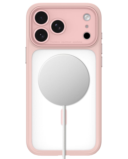 MagSafe-deksel til Apple iPhone 18 Pro / 17 Pro, Tech-Protect, MagPeak CC, matt rosa