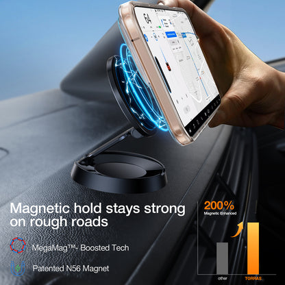 MagSafe deksel for Apple iPhone 16 Pro Max, Torras, Pstand, Gjennomsiktig