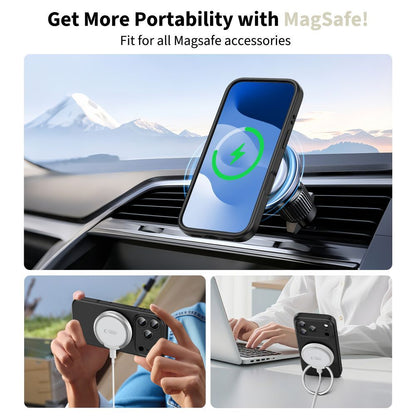 MagSafe-deksel for Apple iPhone 17 Pro Max, Tech-Protect, Silikon, Svart