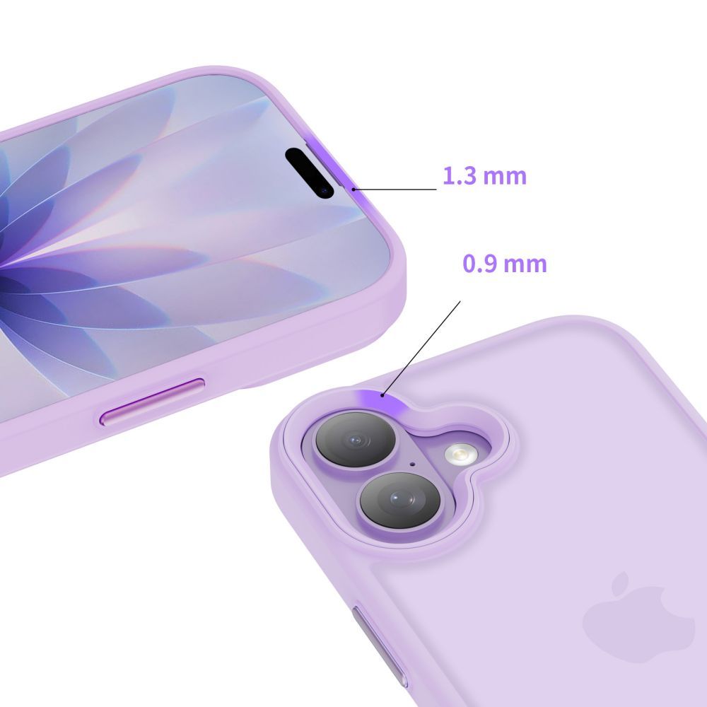 Deksel for Apple iPhone 17, Tech-Protect, Magmat, Lilla Matt