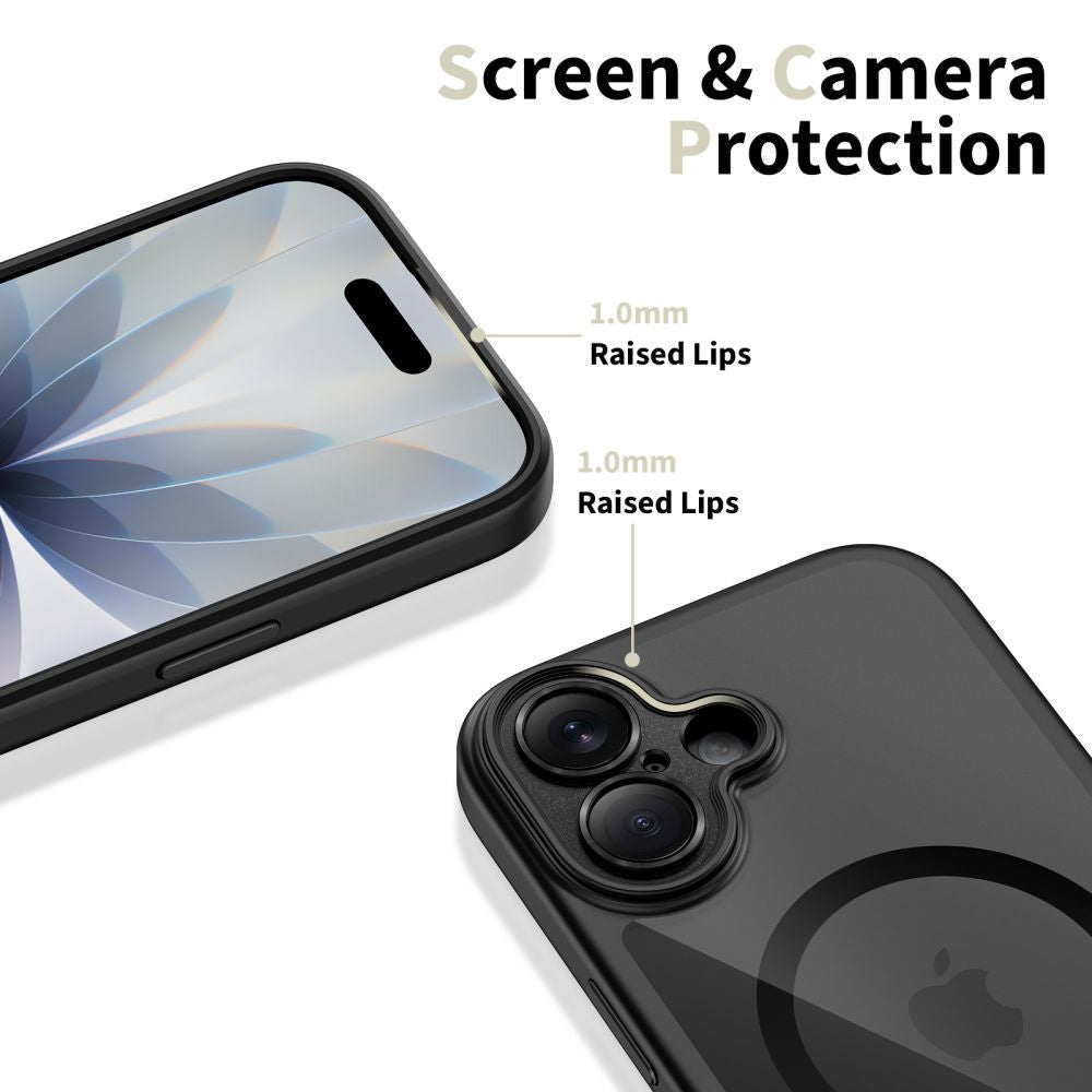 MagSafe-deksel for Apple iPhone 17, Tech-Protect, MagPeak, Svart