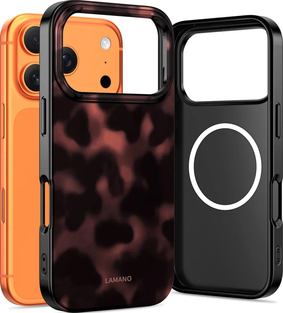 MagSafe-deksel for Apple iPhone 17 Pro Max, Tech-Protect, Lamano Panther, Svart