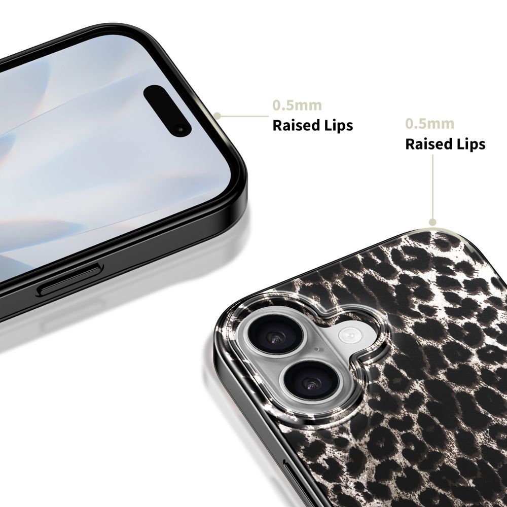 MagSafe-deksel for Apple iPhone 17, Tech-Protect, Lamano Leopard, Svart