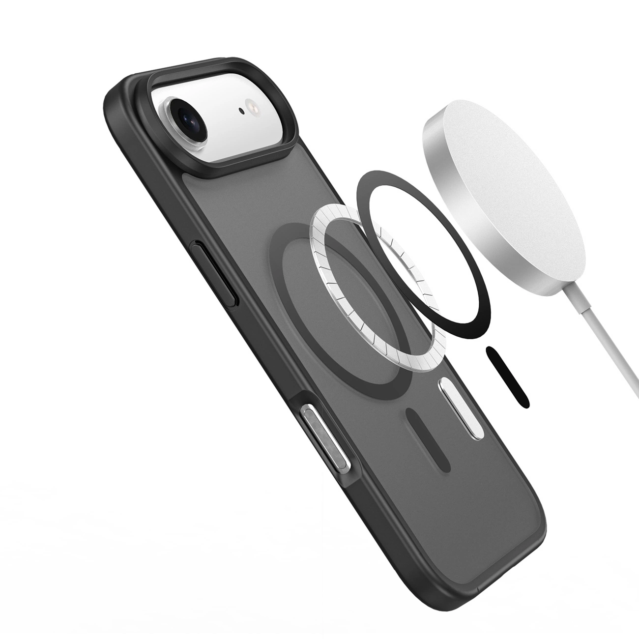 MagSafe-deksel for Apple iPhone 17 Air, DUX DUCIS, Yind, Svart