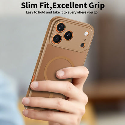 MagSafe-deksel for Apple iPhone 17 Pro Max, Tech-Protect, BasicMag, Matt Brun