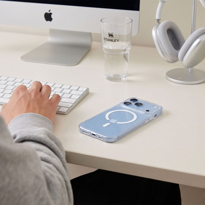 MagSafe-deksel for Apple iPhone 18 Pro / 17 Pro, Tech-Protect, Flexair, Transparent