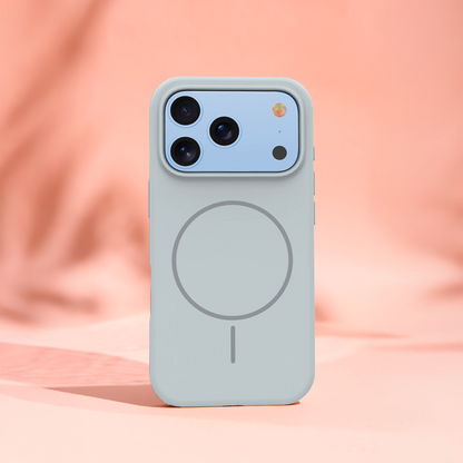 MagSafe-deksel for Apple iPhone 18 Pro Max / 17 Pro Max, OEM, Tynt silikon, Grå
