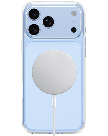 MagSafe-deksel for Apple iPhone 18 Pro / 17 Pro, Tech-Protect, Flexair Hybrid med skjermbeskytter, gjennomsiktig