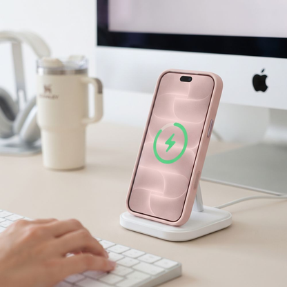 MagSafe-deksel til Apple iPhone 18 Pro / 17 Pro, Tech-Protect, MagPeak CC, matt rosa