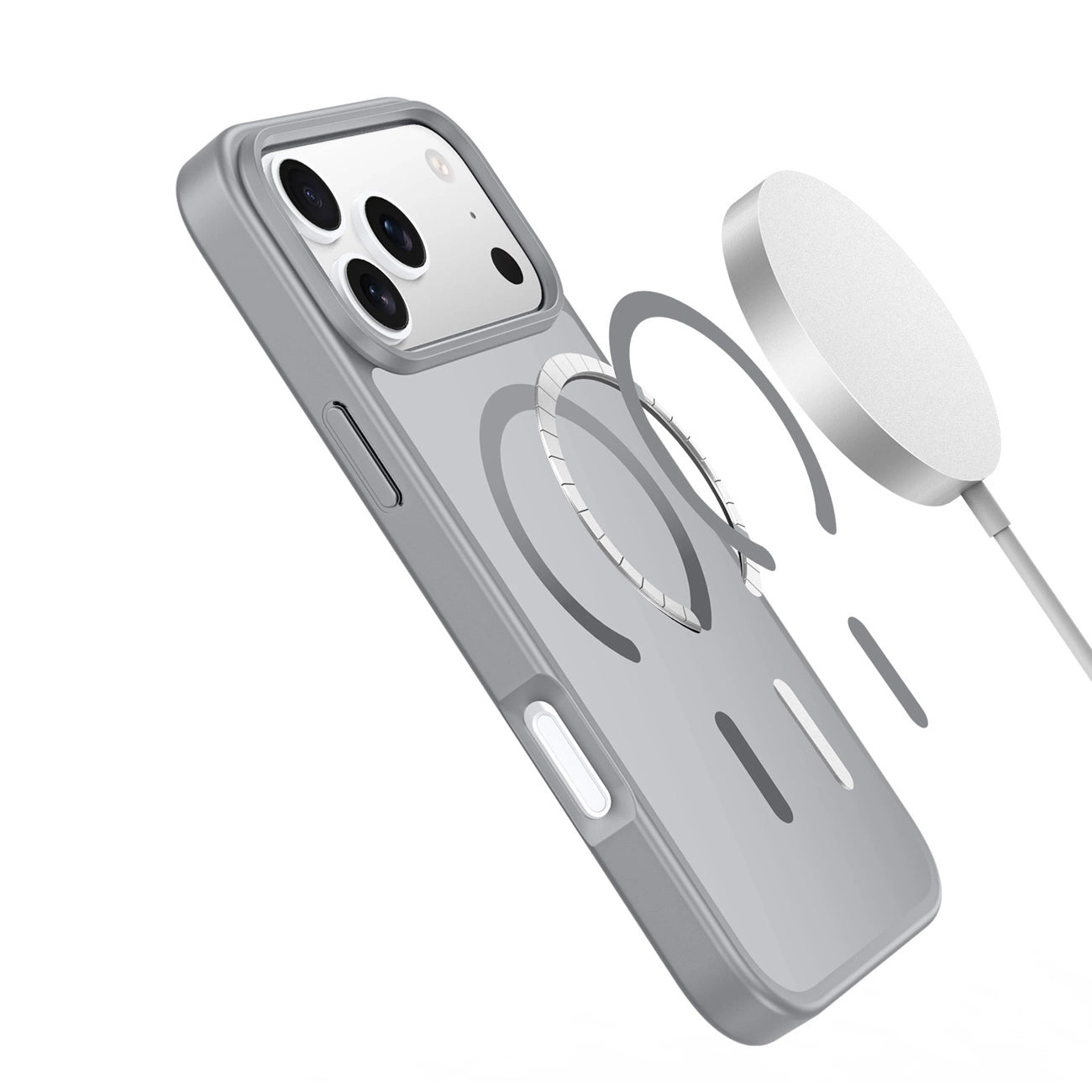 MagSafe-deksel for Apple iPhone 17 Pro, DUX DUCIS, Yind, Grå