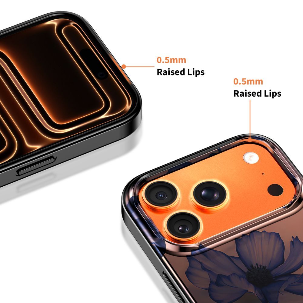 MagSafe-deksel for Apple iPhone 17 Pro Max, Tech-Protect, Lamano Velvet Night, Svart