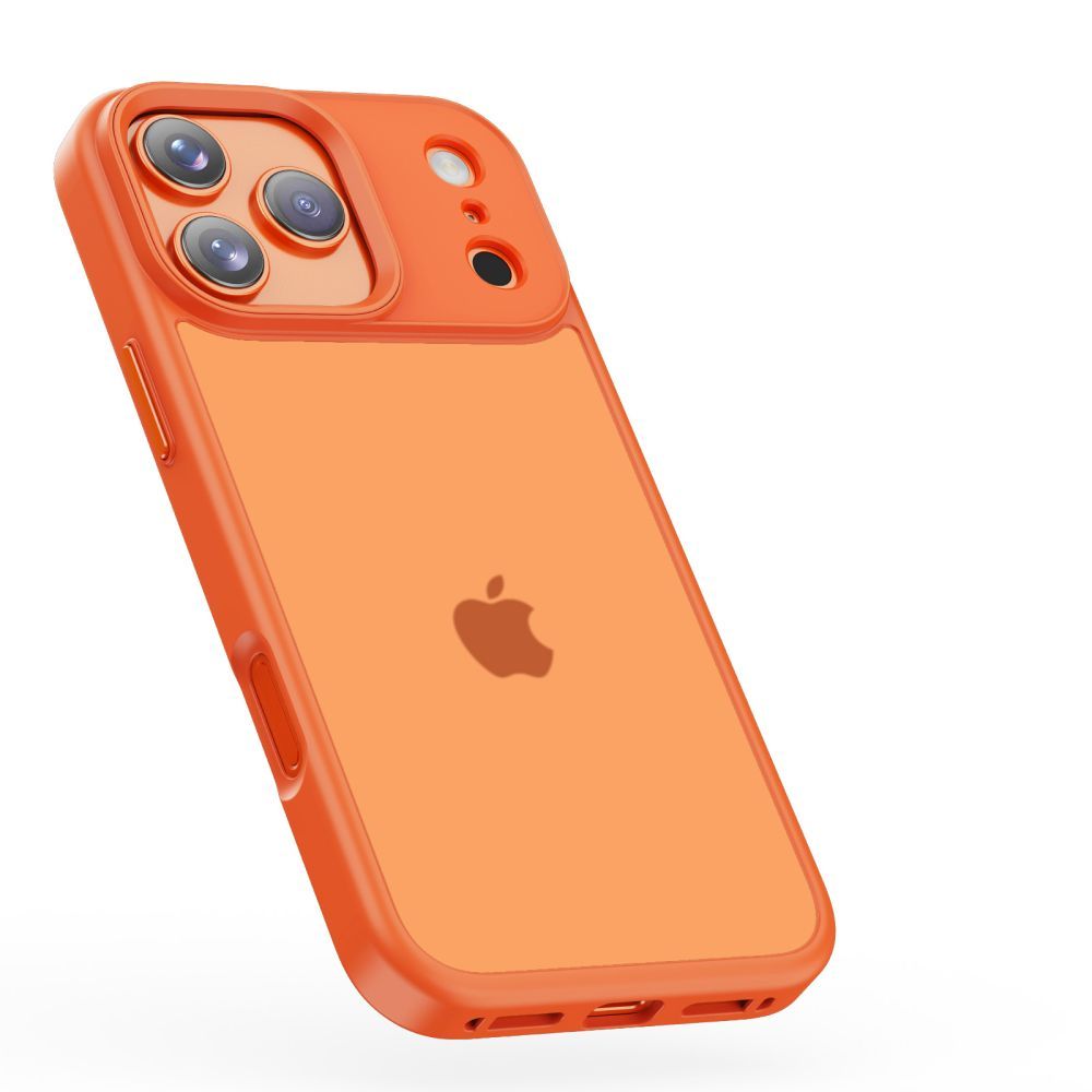 Deksel for Apple iPhone 17 Pro, Tech-Protect, Magmat, Matt Oransje