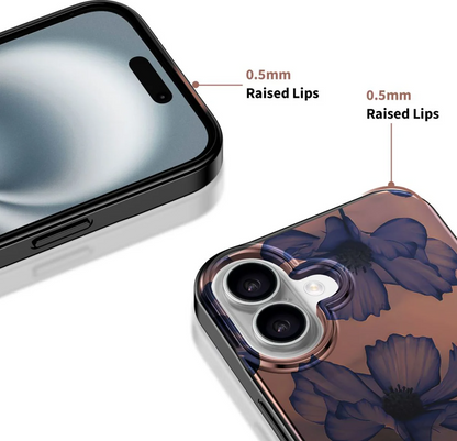 MagSafe-deksel for Apple iPhone 16, Tech-Protect, Lamano Velvet Night, Svart