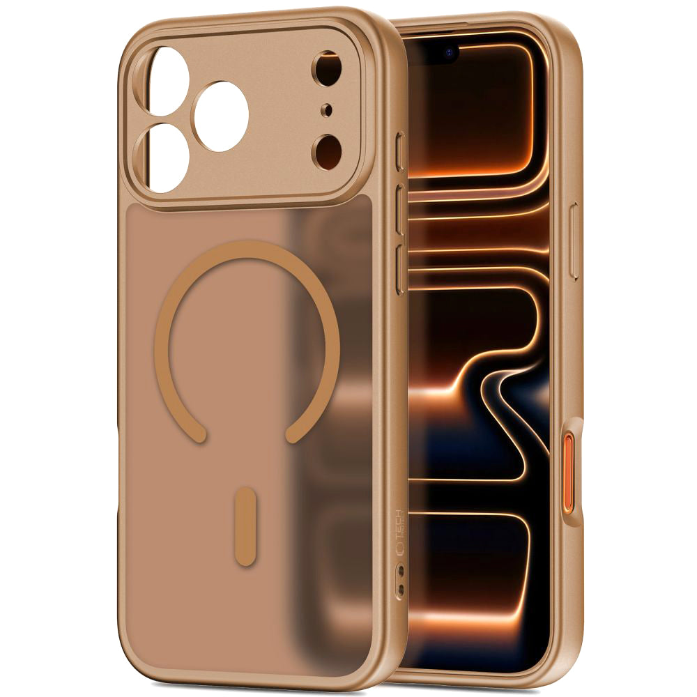 MagSafe-deksel for Apple iPhone 17 Pro Max, Tech-Protect, BasicMag, Matt Brun