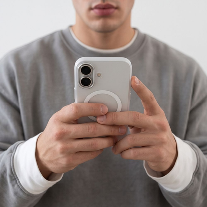 MagSafe-deksel for Apple iPhone 17, Tech-Protect, MagZero, Matt hvit