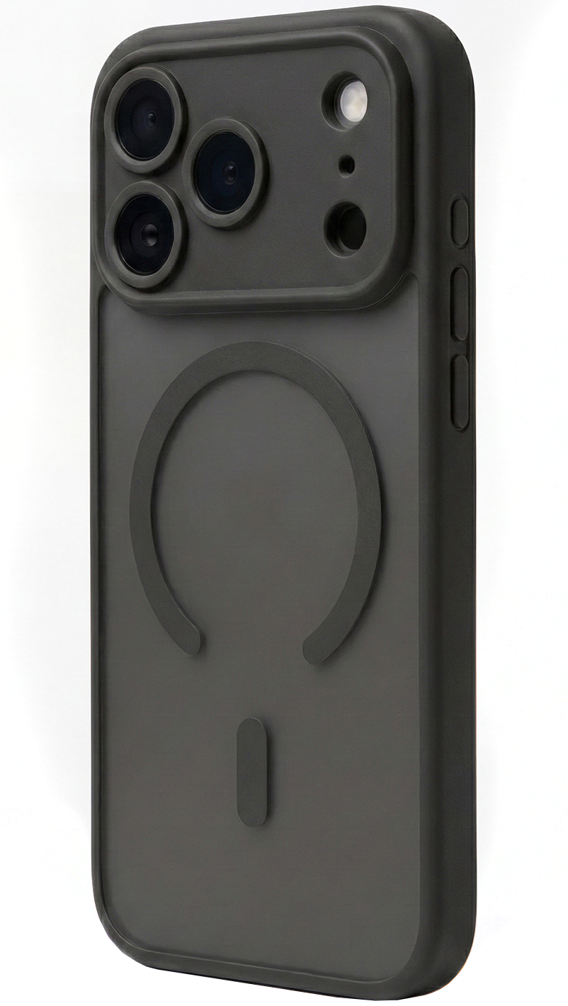 MagSafe-deksel for Apple iPhone 18 Pro / 17 Pro, OEM, Mag Big Hole, matt svart