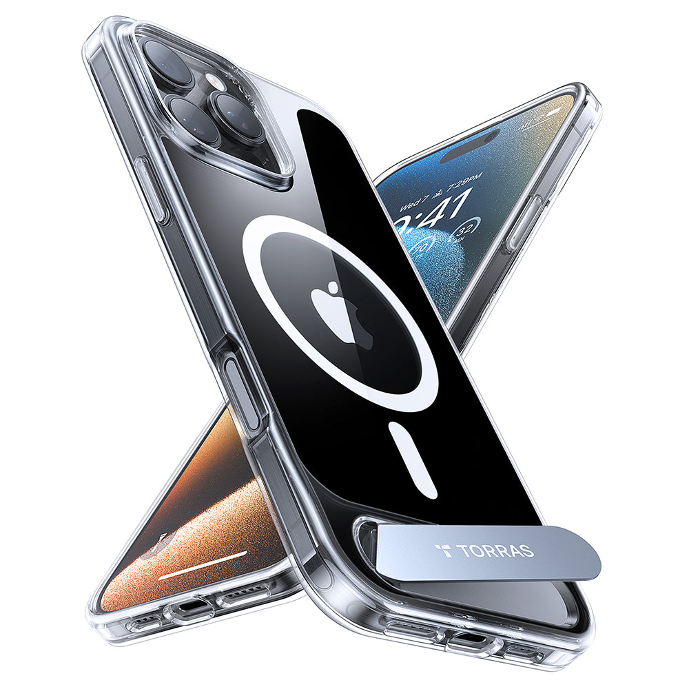 MagSafe deksel for Apple iPhone 16 Pro Max, Torras, Pstand, Gjennomsiktig